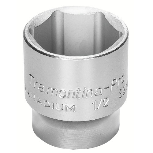 Soquete sextavado 12 mm encaixe 1/2