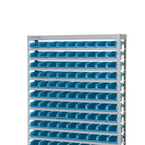 Estante met�lica com 108 gavetas n� 3 azul  - EM108/3A