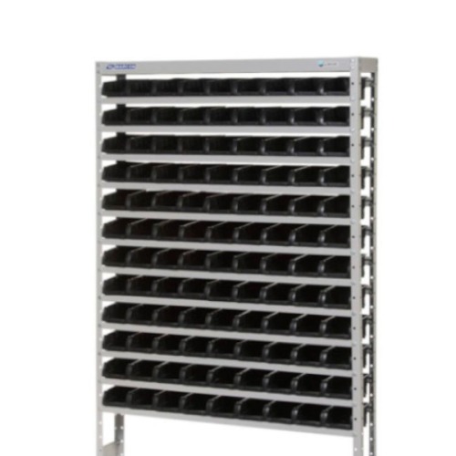 Estante met�lica com 108 gavetas n� 3 preta - EM108/3P