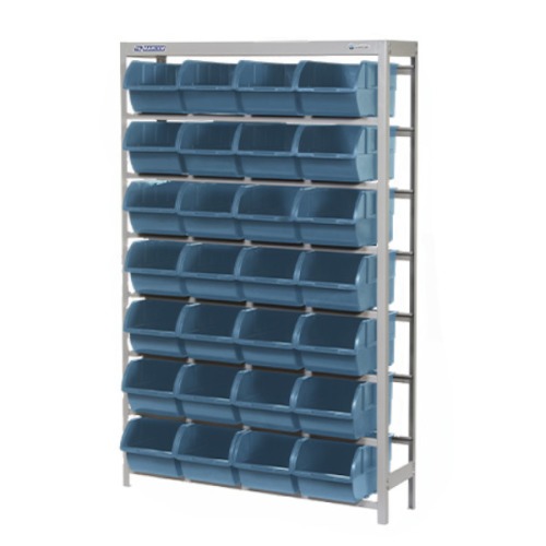 Estante met�lica com 28 gavetas n� 7 azul - EP28/7A