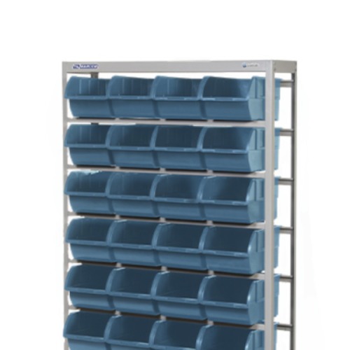 Estante met�lica com 28 gavetas n� 7 azul - EP28/7A