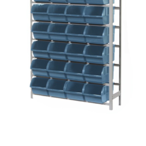 Estante met�lica com 28 gavetas n� 7 azul - EP28/7A