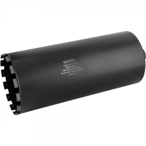 Broca coroa diamantada para perfuratriz 180 x 450 mm rosca 1.1/4