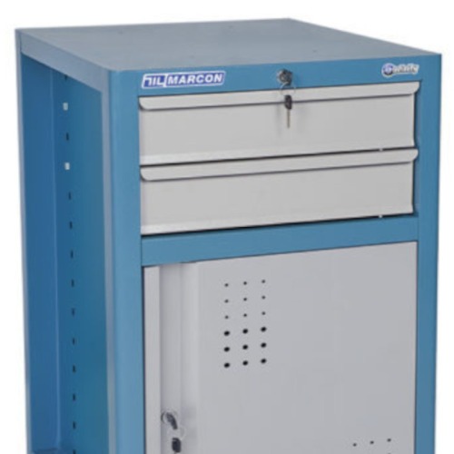 Gabinete para ferramentas 2 gavetas e 1 divis�ria - GP-2