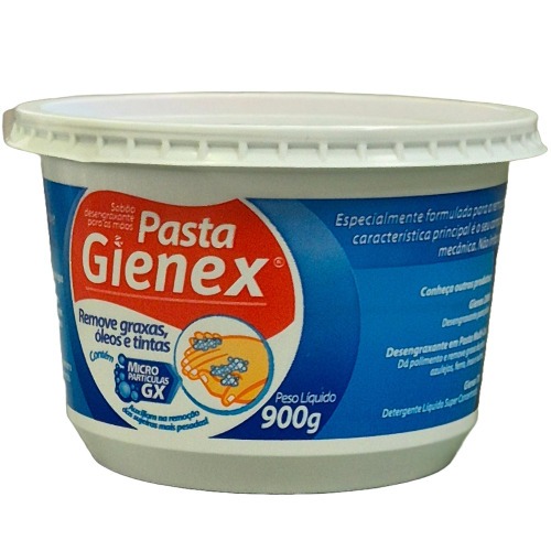 Sabão desengraxante para as mãos 900g PG - Gienex Sabão desengraxante para as mãos 900g PG - Gienex