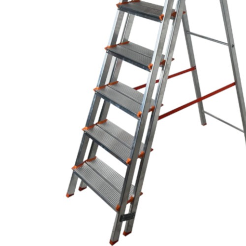 Escada de alum�nio com 6 degraus duplos residencial - EMD006	