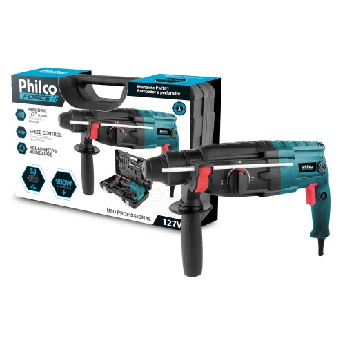 Martelete Perfurador e Rompedor 900W 3 joules com maleta e acess�rios - PMT01  220V