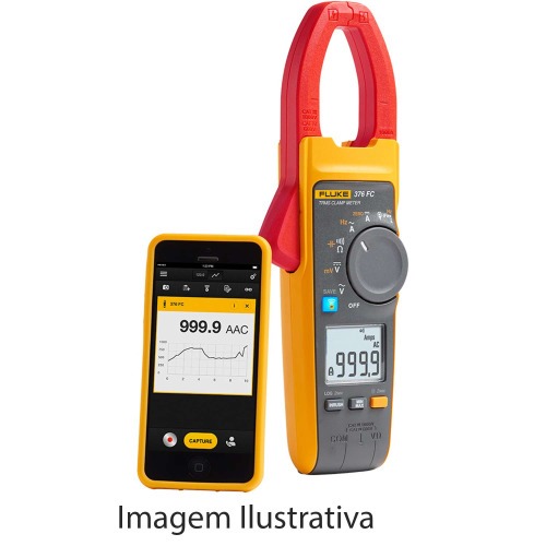 Alicate amper�metro digital CAT IV 600V True-RMS - 376 FC