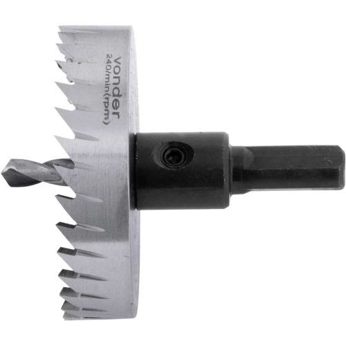 Serra copo de aço rápido 65 mm para inox Serra copo de aço rápido 65 mm para inox