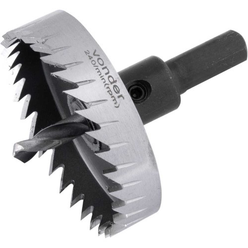 Serra copo de aço rápido 65 mm para inox Serra copo de aço rápido 65 mm para inox