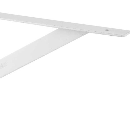 Cantoneira met�lica tipo m�o francesa refor�ada 30 cm branca - 32.95.000.300
