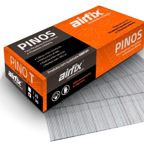 Pino para pinador pneumático tipo T 1,4 x 30 mm com 3.040 peças - T30 Pino para pinador pneumático tipo T 1,4 x 30 mm com 3.040 peças - T30