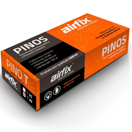 Pino para pinador pneumático tipo T 1,4 x 30 mm com 3.040 peças - T30 Pino para pinador pneumático tipo T 1,4 x 30 mm com 3.040 peças - T30