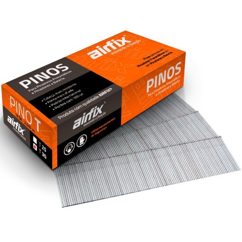 Pino para pinador pneumático tipo T 1,4 x 30 mm com 3.040 peças - T30 Pino para pinador pneumático tipo T 1,4 x 30 mm com 3.040 peças - T30