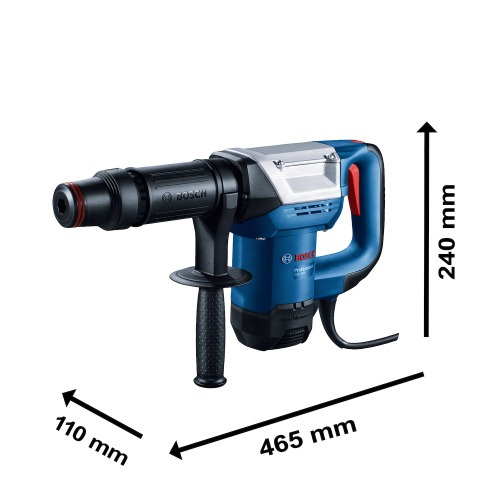 Martelo demolidor 1.100 watts 7,5 joules SDS Max com 4 cinzéis - GSH 500 220V Martelo demolidor 1.100 watts 7,5 joules SDS Max com 4 cinzéis - GSH 500 220V