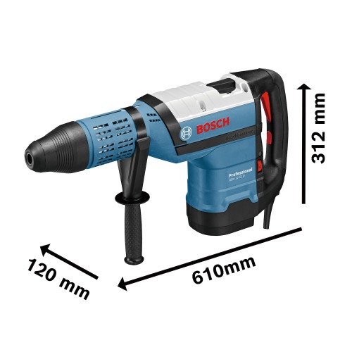 Martelo Perfurador Rompedor 1.700W 19 joules SDS Max com maleta - GBH 12-52 D  220V