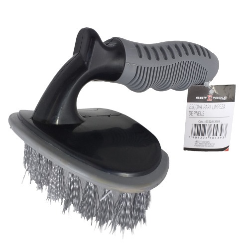 Escova para limpeza de pneus manual