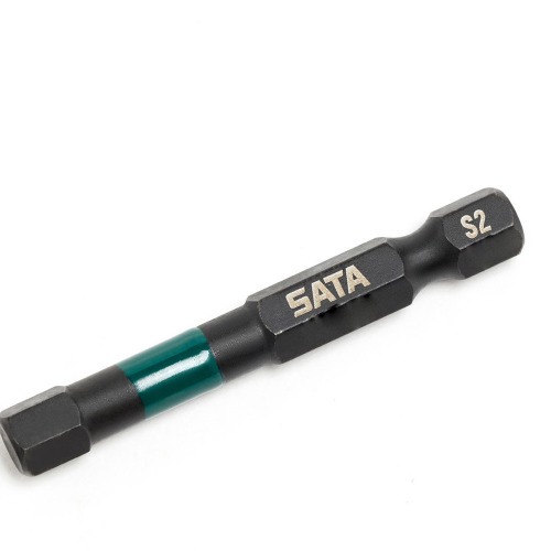 Jogo de bits de impacto hexagonal 3 x 50mm encaixe de 1/4