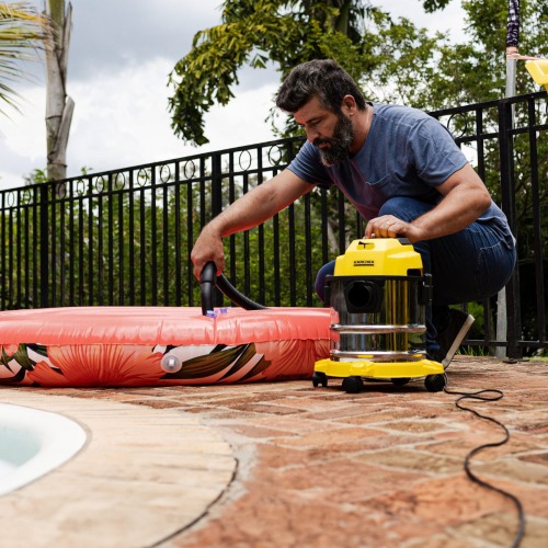 Aspirador de p� e l�quido 12L 1.700W Inox com fun��o soprador - WDL 1s  110V