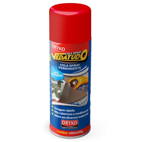 Cola Spray permanente 100 ml - Vedatudo Cola Spray permanente 100 ml - Vedatudo