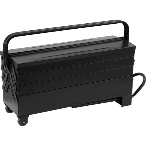 Caixa metálica para ferramentas com 7 gavetas 60,0 x 19,0 x 24,0 cm com roda Caixa metálica para ferramentas com 7 gavetas 60,0 x 19,0 x 24,0 cm com roda