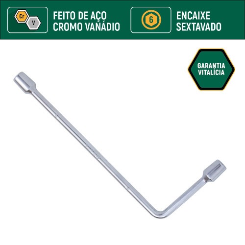 Chave biela sextavada 17 mm a�o cromo van�dio - ST47520L