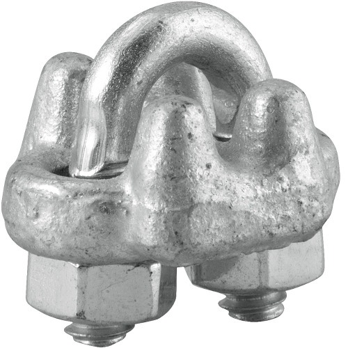 Grampo para cabo de a�o em a�o carbono 1/8