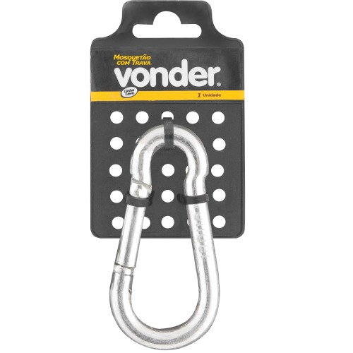 Mosquet�o com trava 8 mm x 80 mm