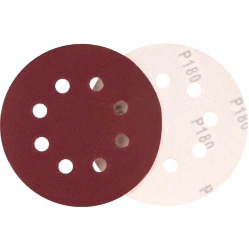 Disco de lixa com costado em pluma 125 mm com 10 pe�as