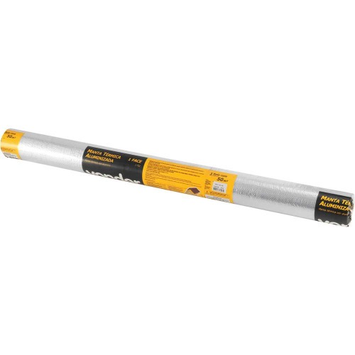 Manta t�rmica em alum�nio com 1 face 50 m�
