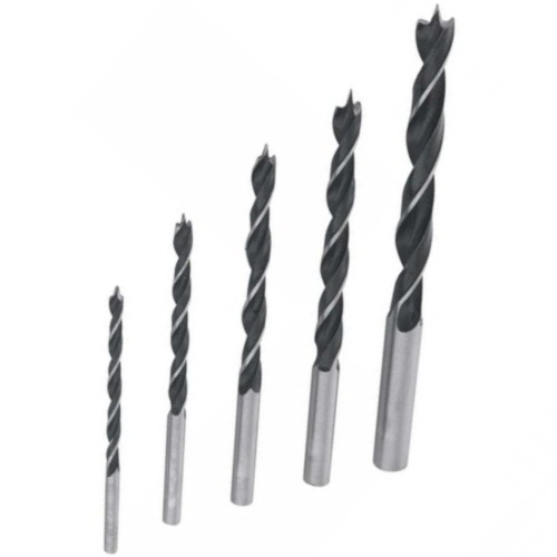 Jogo de brocas 3 pontas  de 3mm a 8 mm com 5 pe�as - 53.01.003.008