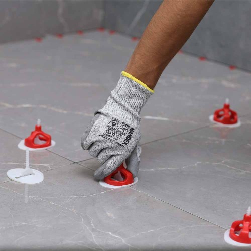 Espa�ador e nivelador para piso 1,5 mm com 50 pe�as - Easy Spin