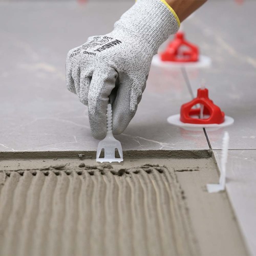 Espa�ador e nivelador para piso 1,5 mm com 50 pe�as - Easy Spin