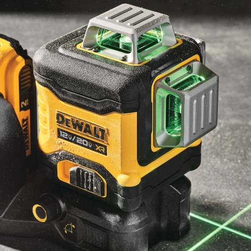 N�vel a laser verde 12V/20V 360� 3 linhas 70m Sem Bateria - DCLE34030GB