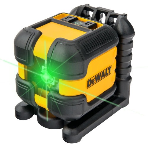 N�vel a laser verde 2 linhas alcance de 16 metros - DW08802CG