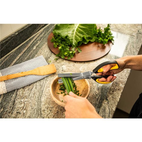 Tesoura multicamadas com 5 l�minas 