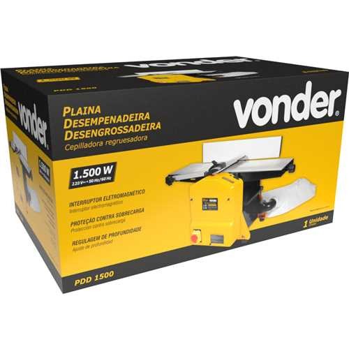 Plaina desempenadeira desengrossadeira 1.500 Watts - PDD 1500    220V