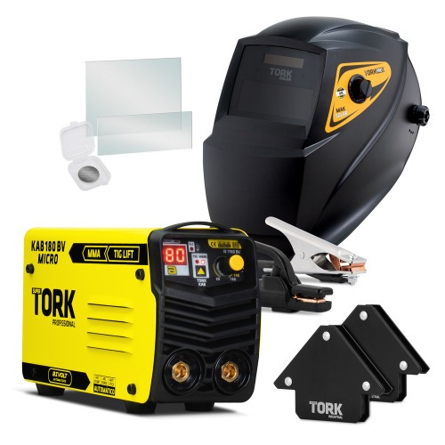Combo Inversora de solda 180A Kab 180 BV + M�scara e Acess�rios   110V/220V