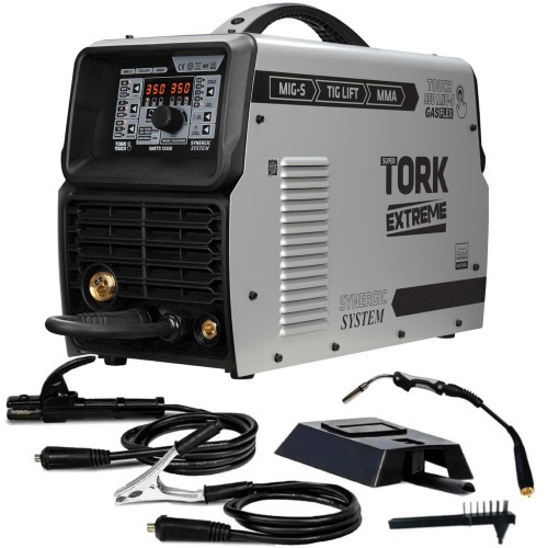 Inversora de solda multiprocesso 350A para Eletrodo Mig e Tig Trif�sica- TOUCH 350S