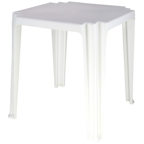 Mesa em polipropileno branco - Tamba�