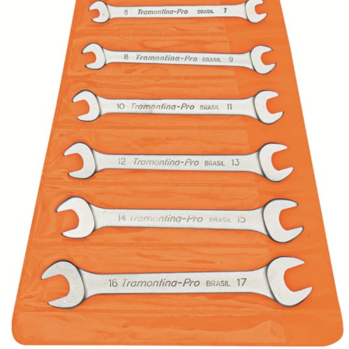 Jogos de chave fixa 6 a 17 mm a�o cromo van�dio com 6 pe�as - 44610206