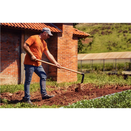 Enxad�o estreito 2.5 em a�o com cabo de madeira 130 cm olho 38 mm - 77272754