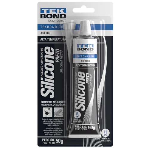 Silicone ac�tico para alta temperatura 50 gramas