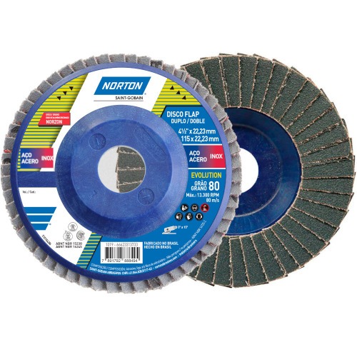 Disco de lixa flap disc reto 4.1/2