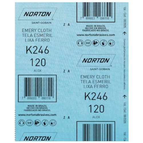 Folha de lixa para ferro 225 x 275 mm - K246