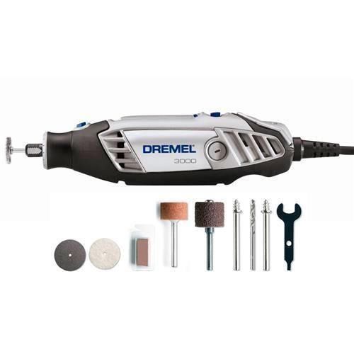 Micro ret�fica 130 Watts com 10 acess�rios - 3000  110V