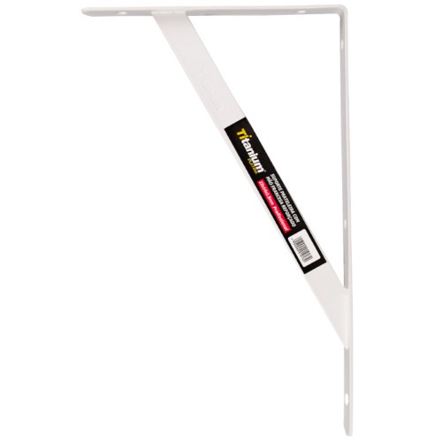Cantoneira M�o francesa refor�ada 23 cm branca - 08181