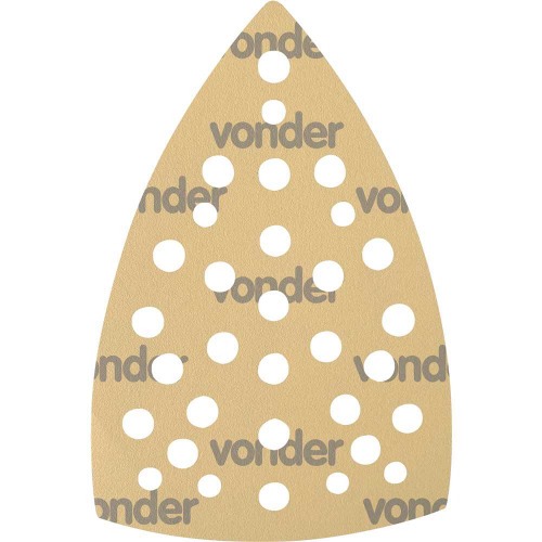 Lixa triangular costado papel com fibra de poli�ster 158 x 158 x 103 mm com 10 pe�as