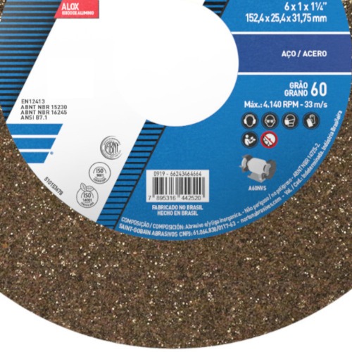 Rebolo reto para uso geral 6