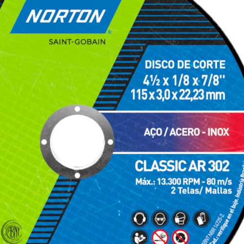 Disco de corte para a�o 4.1/2